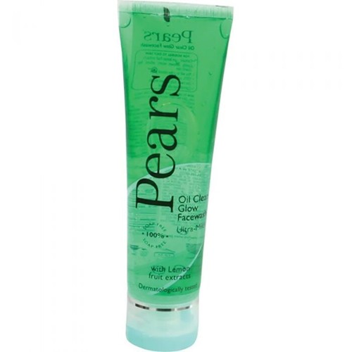 Pears Face Wash Oil Clear Glow Pure & Gentle Fresh Renewal 100g