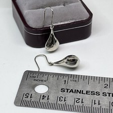 Solid Silver 925 Teardrop Errings, Dangle Drops
