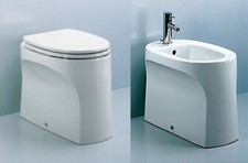 Ideal Standard Nemea Vaso e Bidet a Terra Filo Parete Bianco IS T31320001 T50590