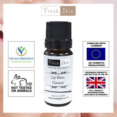 10ml Lip Balm Flavour Oils - Lip Scrubs Lipstick Gloss Cosmetic Edible Massage