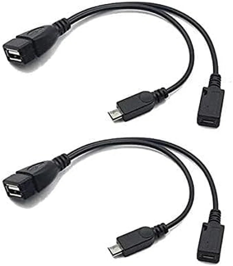 2 Pack OTG Cable Replacement for Fire Stick 4K Compatible with Samsung Galaxy LG - Image 3 of 4
