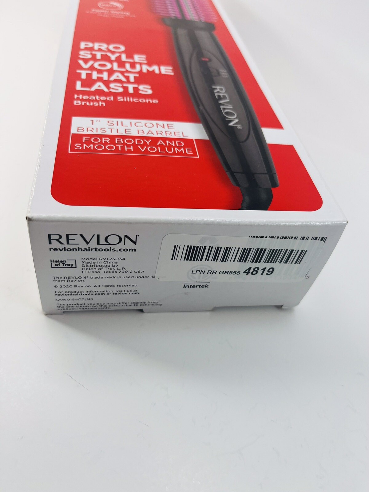 REVLON Silicone Bristle Heated Hair Styling Brush | Fast, Long Lasting Volume fo