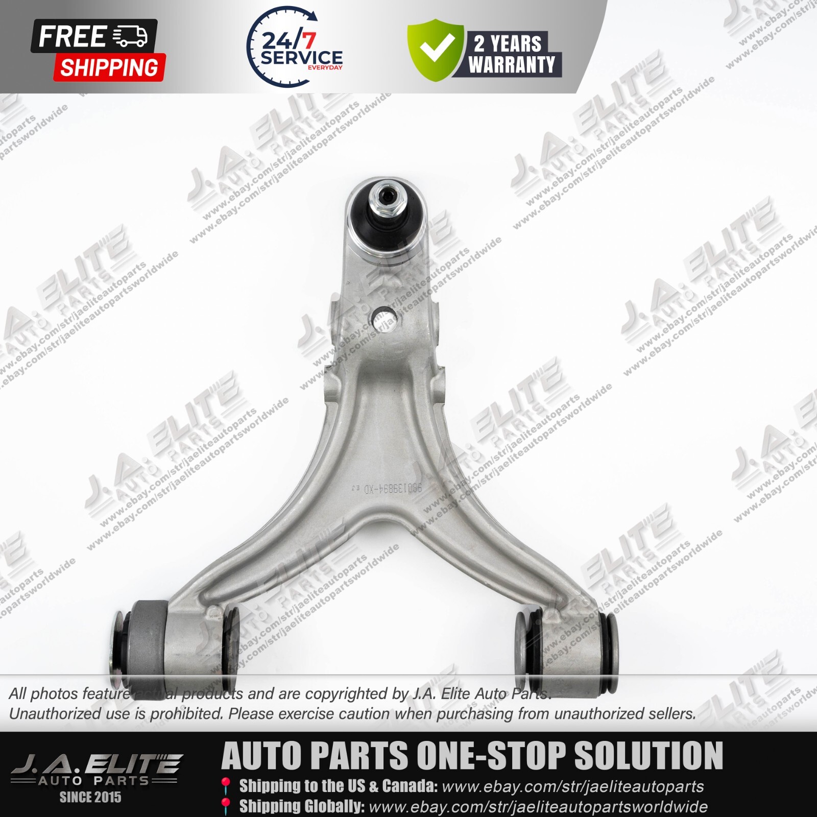 2pcs Upper &Lower Left Control Arm for Maserati Quattroporte GT GC 980139894