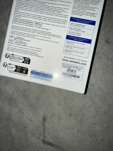 Verbatim S3 1TB Vi560 Sata III M.2 2280 Internal SSD (49364) NEW-SEALED - 第 2/2 張圖片