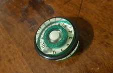 2 Guitar Set Screw Speed Grip Speed  Knobs.. Glow In The Dark/Green Flake.. JAT 