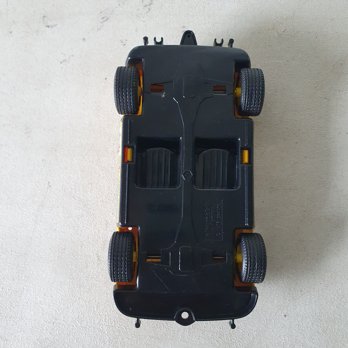 Vintage 1976 Playmobil Yellow Rallye Team Hella Valvoline Car Action