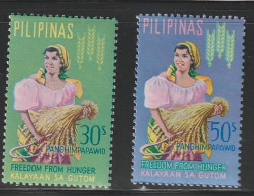 Philippines 1963 Sc # C 88-89 Aitmail MNH OG - 第 1/1 張圖片