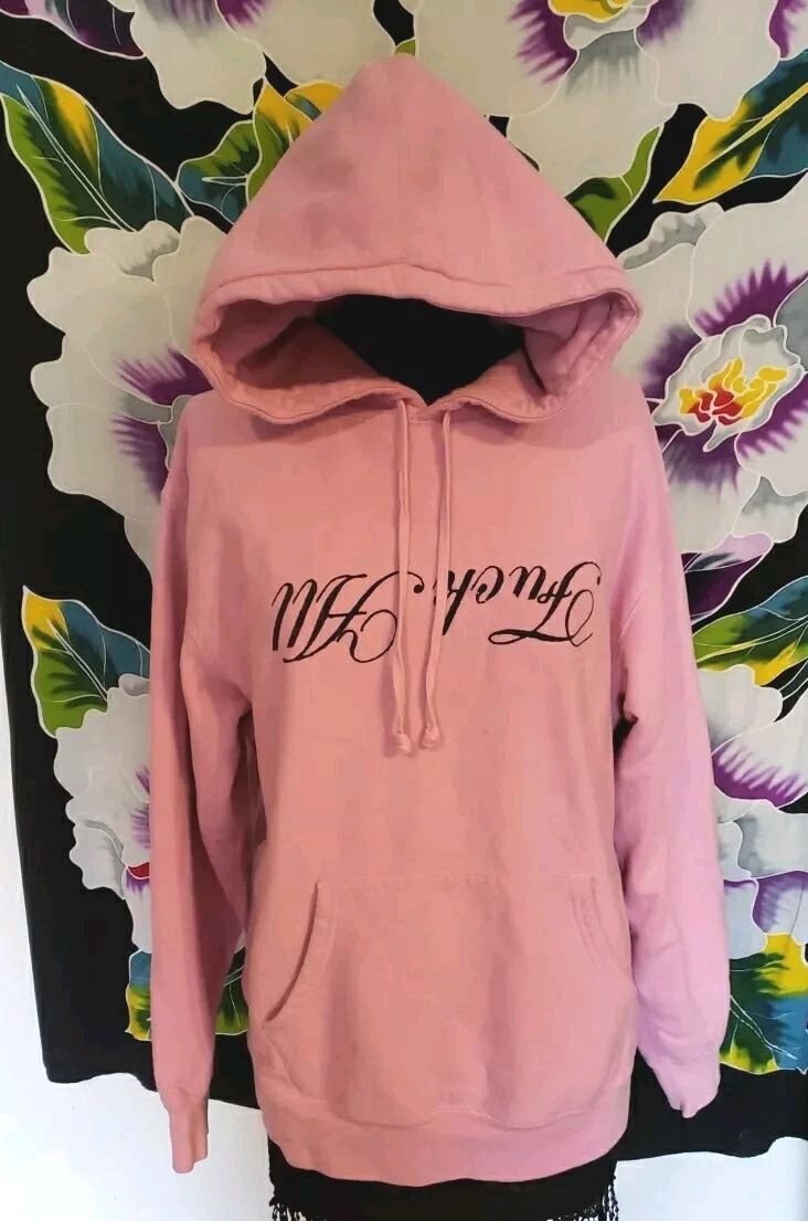 SUPREME F**K SWEAT À CAPUCHE TOUT ROSE   JAMIE REID TAILLE MEDIUM   Occasion