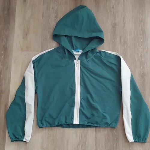 NWT Prince Pickleball Women's Cropped Hooded Full Zip Windbreaker Jacket Size M - Picture 4 of 9