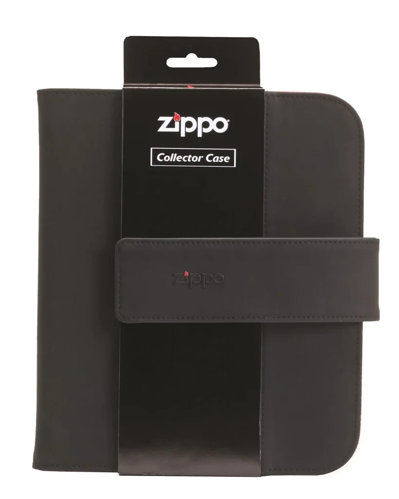 Zippo 142653,  Lighter Collector's Case, Display Pouch, Black, Holds 8 Lighters