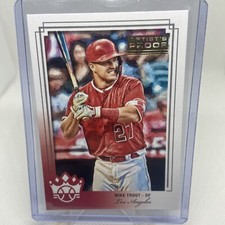 Mike Trout Angels 2019 Diamond Kings Crowning Moment Artist Proof GOLD #DK03-MT