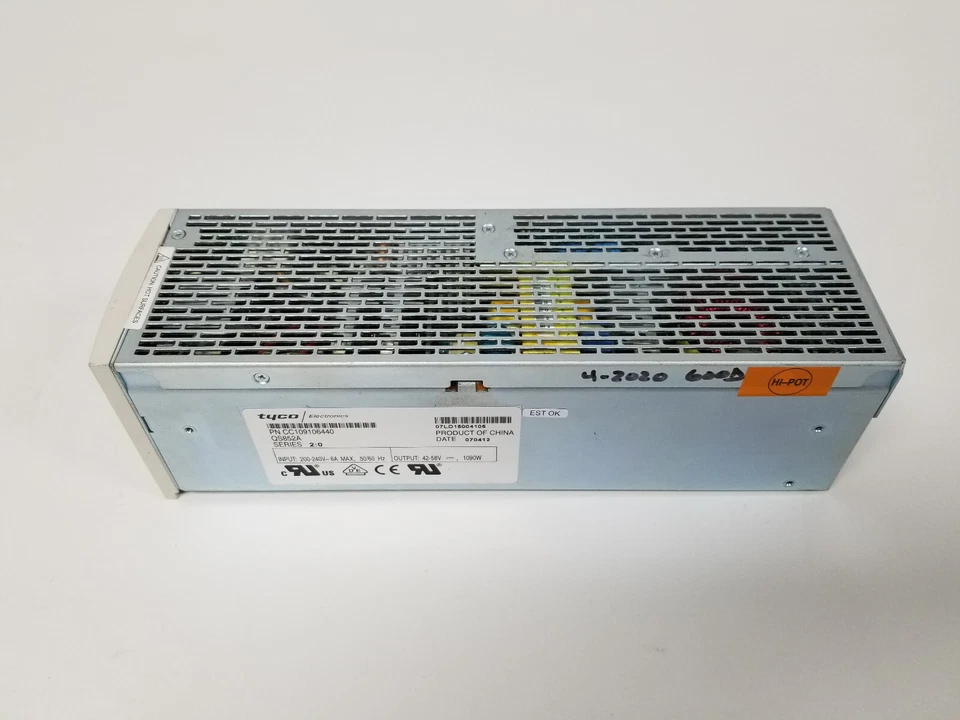 Rectificador de fuente de alimentación Tyco QS852A 165-275VAC entrada, piezas de salida 20A (sin probar) Foto 4 de 4