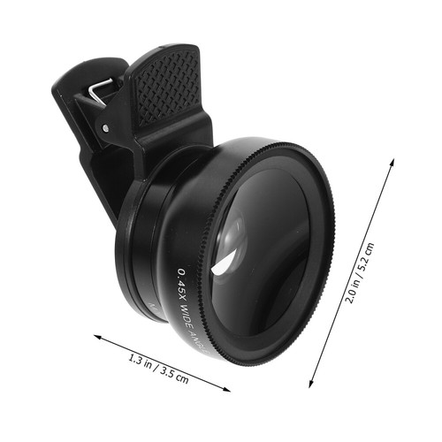 Clip On Phone Lens Multipurpose High Definition Macro Lens Wide Angle Lens - Zdjęcie 12 z 12