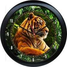 Tiger  Wall Clock Wild Animal Print Zoo Jungle Tiger Gift