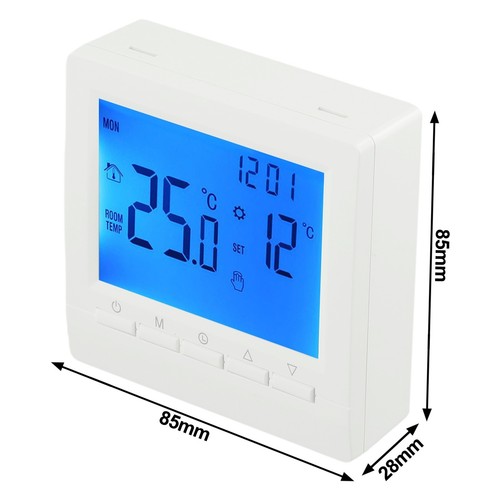 Programmable LCD Thermostat Room Temperature Controller For Room Heating - Picture 17 of 24