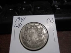 1941 WD - Canada 50 cent - Canadian half dollar -
