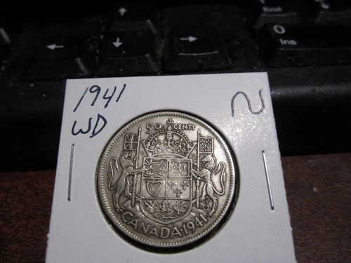 1941 Canada 50 Cents — photo from the most recent tracked eBay sale
