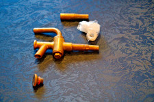 Messing Zapfhahn für Bierfass mit neuen Dichtungen