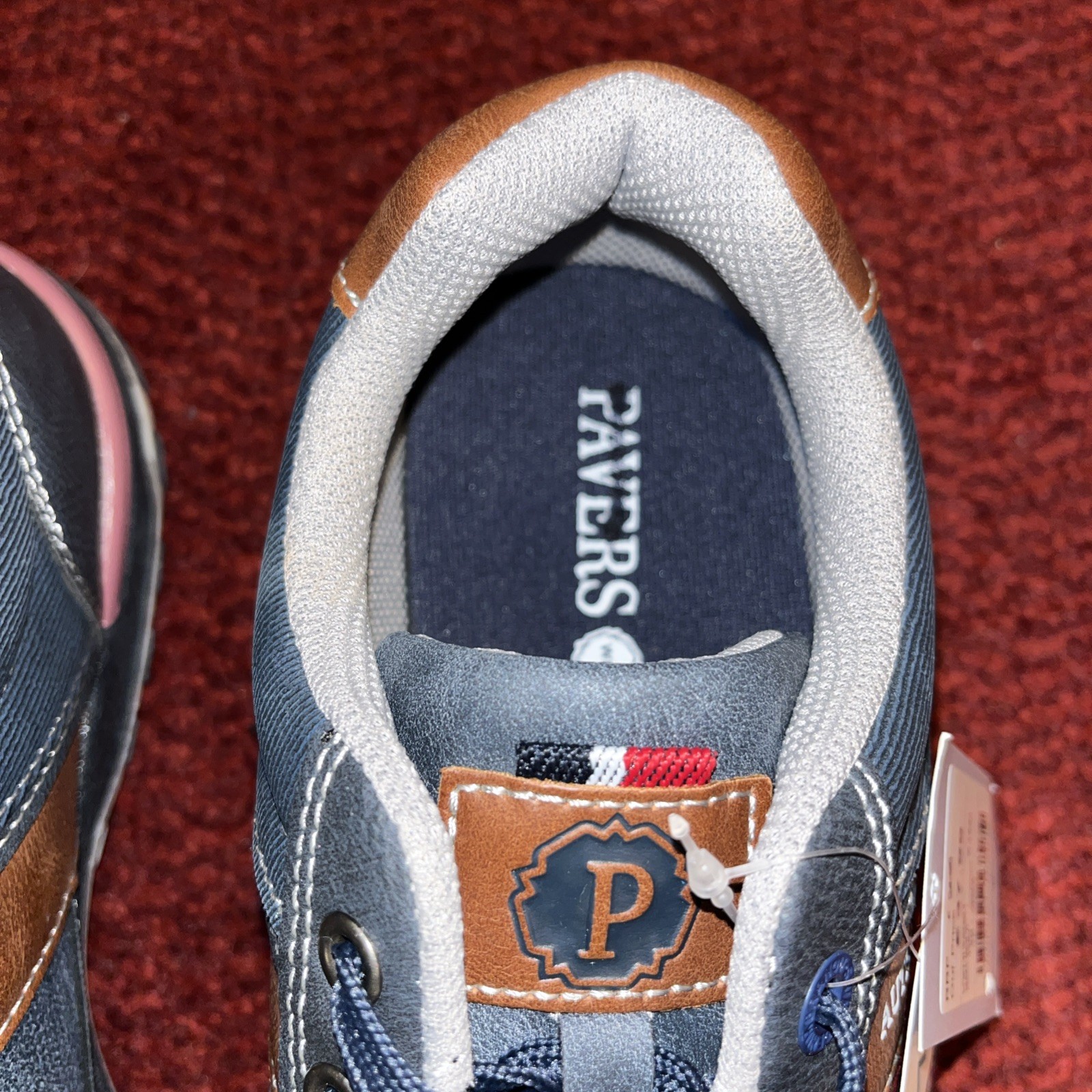 PAVERS.Wide Fit.New/Tag.Blue Multi lace sturdy flat shoes.UK 8/42.RRP £54.99 image 10