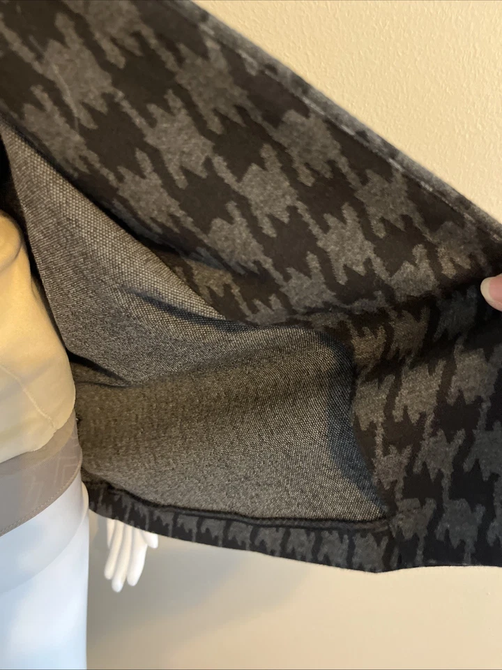 NWT Women's Vintage JACLYN SMITH Houndstooth Print Cape/Jacket Sz XXL SOFT - Image 3 of 4