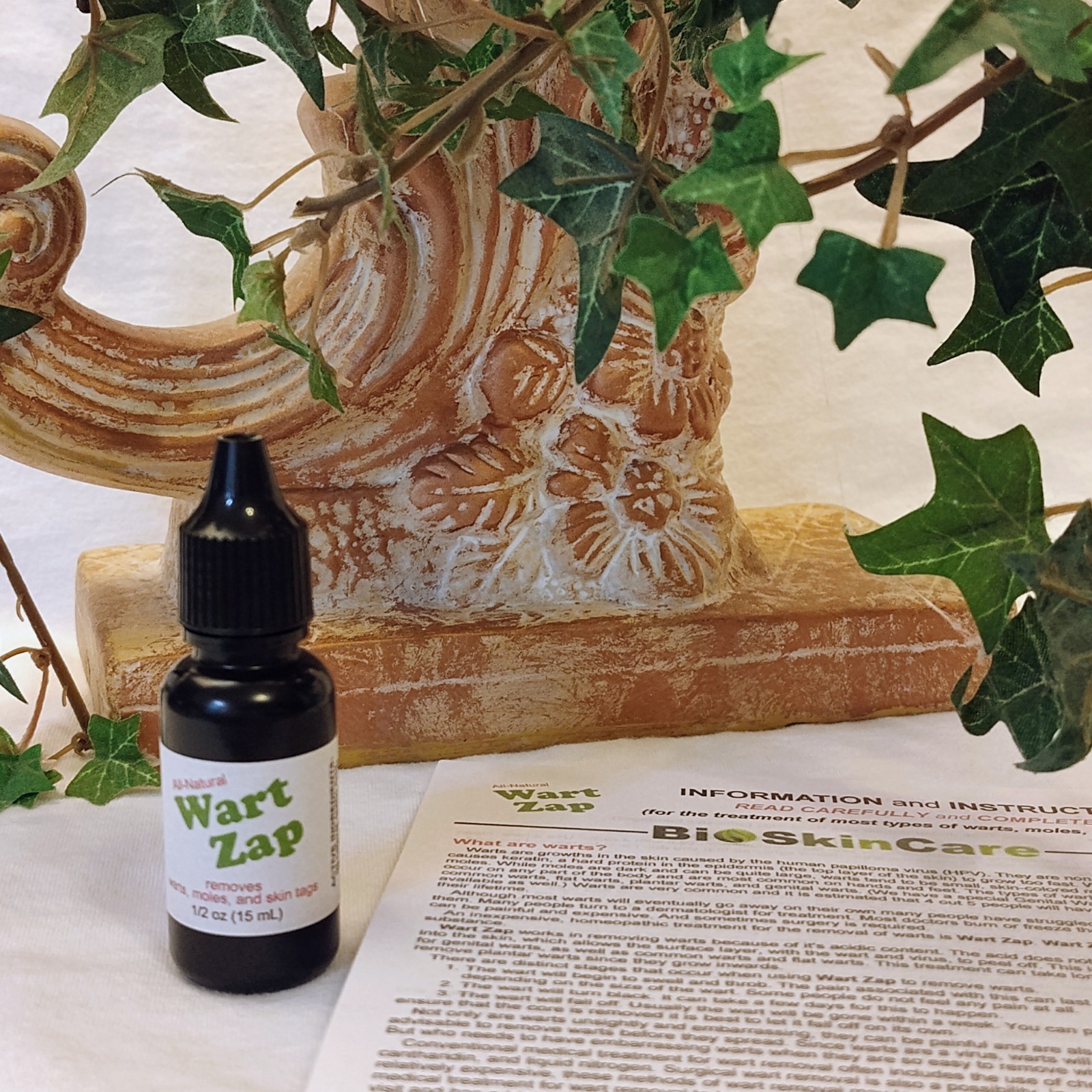 WART ZAP 100%  All-Natural Wart Mole Skin Tag Remover Rid Remove Vanish