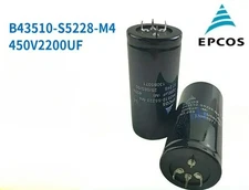 1PC EPCOS electrolytic capacitor frequency converter 450V 2200UF B43510-S5228-M4
