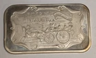 1 oz .999 Silver Vintage Art Bar ~Fire Dept ~ America's Heroe's ~ Mother Lode