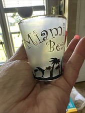 Miami Black And Gold City Shot Glass
