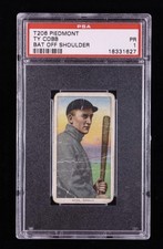 1909-11 T206 Ty Cobb Bat Off Shoulder 350-460 Subjects PSA 1 Detroit Tigers Card
