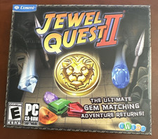 Jewel Quest II Standard Case PC CD-ROM Software iWin Gem Matching New