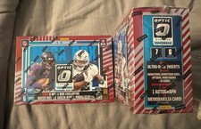 2025 Panini Donruss Optic NFL Football Mega Box 42 Cards Green Hyper Parallels