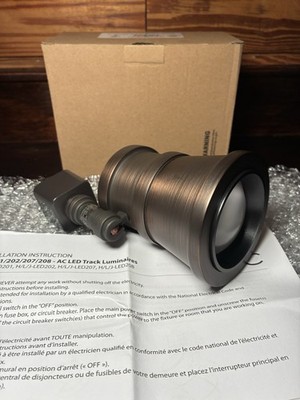 WAC Lighting Bronze LED Track Light for Halo Systems H-LED208-30-AB