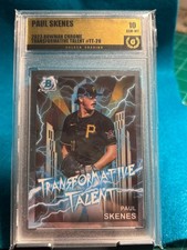 PAUL SKENES--2023 Bowman Chrome Transformative Talent #TT20--Golden Grading 10!