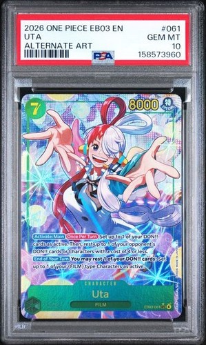 Uta (Alternate Art) graded PSA 10 for sale on eBay
