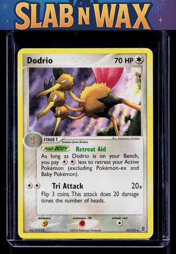 Pokemon tcg EX FireRed & LeafGreen Dodrio #21/112 Rare
