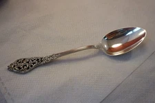 REED & BARTON FLORENTINE LACE STERLING SILVER BABY SPOON 4-1/2" DEMITASSE?