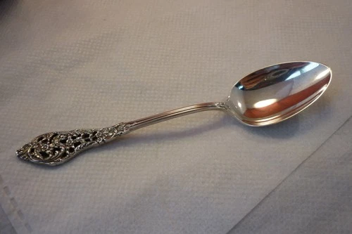 REED & BARTON FLORENTINE LACE STERLING SILVER BABY SPOON 4-1/2" DEMITASSE?
