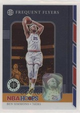 2019 Panini NBA Hoops Premium Stock Frequent Flyers Orange Ben Simmons #10 02ue