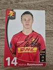 MATHIAS RASMUSSEN AUTOGRAPH/SIGNED PHOTO WITH COA - OFFICIAL CLUB CARD