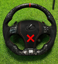 Lexus Is250 Is350 Isf 20062013 Real Carbon Fiber Sports Steering Wheelbuttons.