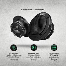 Audio Control EPICPRO3NT 3" Neo Tweeters Epic Series 3" Neo Tweeter Pro Audio