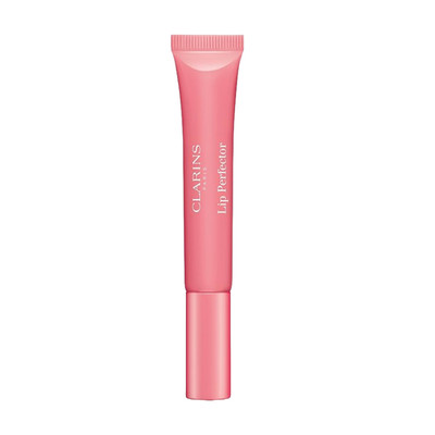 Clarins Pink Lipgloss Natural Lip Perfector 01 Rose Shimmer Luminous Pink Shine