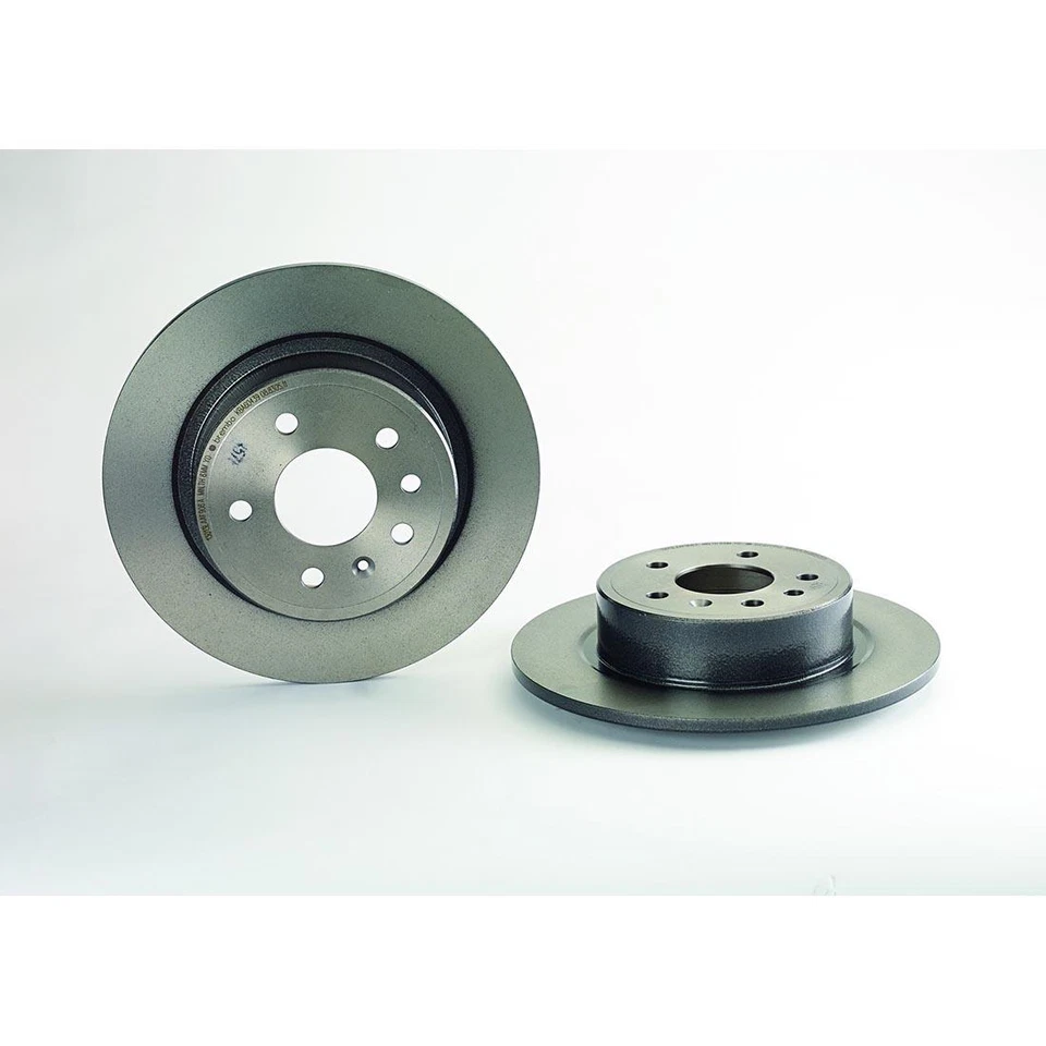 For Saab 9-5 1999-2009 Brembo Rear Brake Kit UV Coated Disc Rotors Low-Met Pads - Image 3 of 4