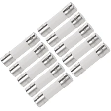 10 x Cartridge Fuses 15A 250V 5x20mm Slow Blow Audio Amplifier Ceramic