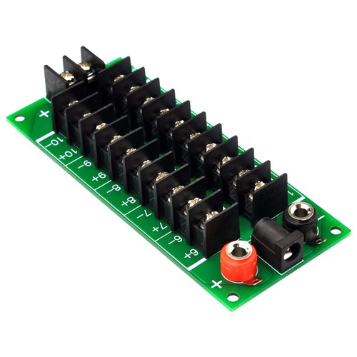 Modulo Distribuzione Morsettiera Barriera Posizione 20Amp 2x10 per AC DC - Foto 2 di 8