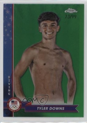 2024 Chrome US Olympic & Paralympic Team and Hopefuls 73/99 Tyler Downs #27 y0i