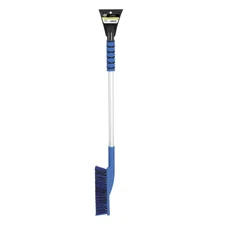 Auto Drive 35-inch Snow Brush & Ice Scraper, Blue, for Cars & Trucks