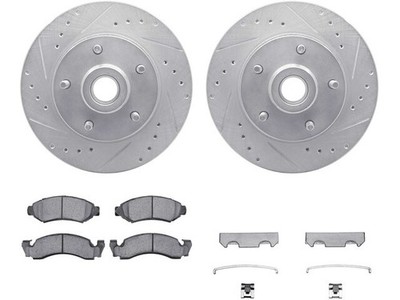 For 1973 Lincoln Continental Brake Pad and Rotor Kit Dynamic Friction 73535WVCJ