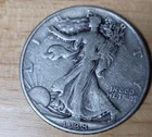 1938-D 50C Walking Liberty Half Dollar SILVER BEAUTY!! NO RESERVE