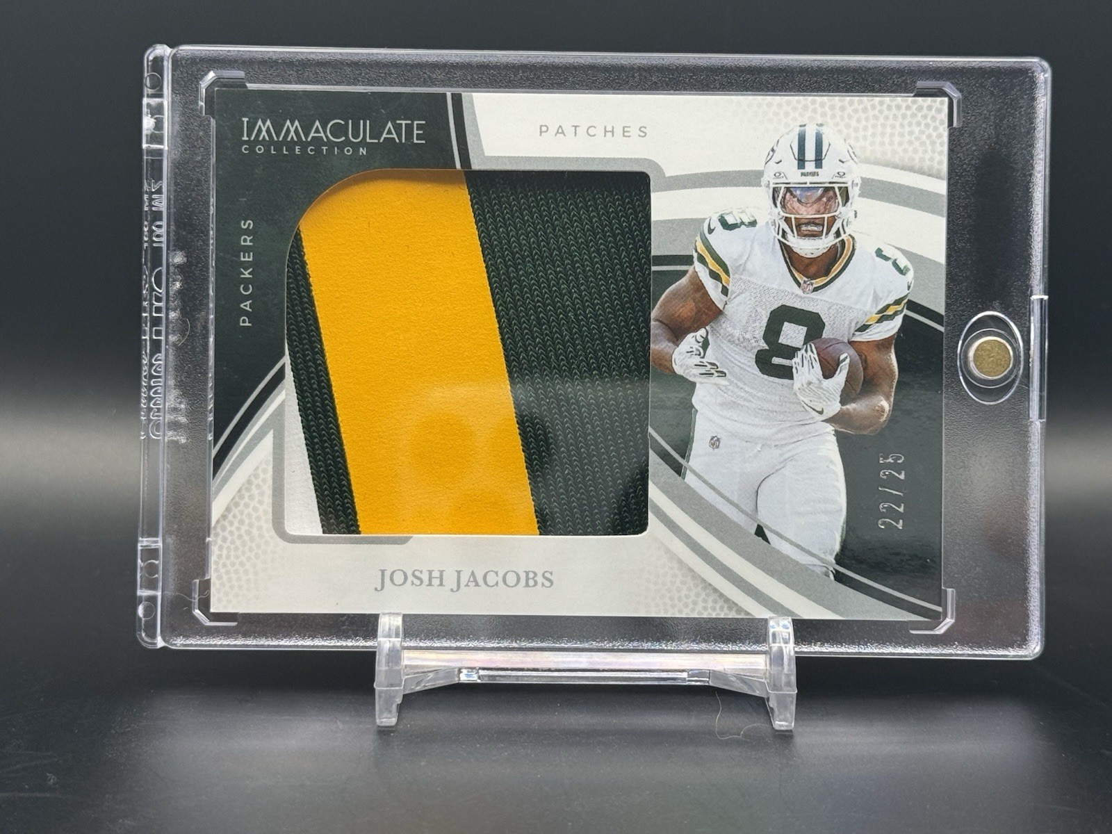 2025 Immaculate Josh Jacobs Patch /25 IL-JJS